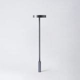 Table lamps - Built-in table lamp STATIK Titanium 34 cm - HISLE