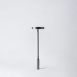 Table lamps - Built-in table lamp STATIK Titanium 26 cm - HISLE