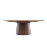 Dining Tables - Oval walnut dining table - ANGEL CERDÁ