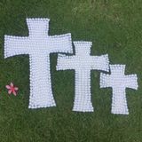 Jewelry - White shell cross (Bali) - Set of 3 - CBCS118 - BALINAISA