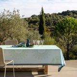Linge de table textile - Nappe Jardin d'orient Lin - LE JACQUARD FRANCAIS