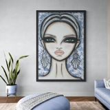 Autres décorations murales - Woven Art - Wendy - Petit Blue - MONDILAB