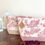 Other bath linens - Jouy canvas pouch: timeless elegance at your fingertips - ATELIER COSTÀ