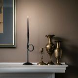 Verre d'art - Venetian Knot Black Candlestick Holder - AINA KARI