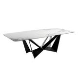Dining Tables - Calacatta porcelain dining table - ANGEL CERDÁ