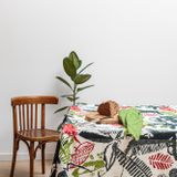 Linge de table textile - Nappe de table 100% lin Motif RECANTO - SABIÁ DESIGN
