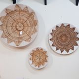 Other wall decoration - Set of 3 decorative wall plates (Bali) AMP1 - BALINAISA