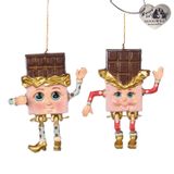 Other Christmas decorations - CHOC.JOINT.HAPPY CHOC.BAR ORN ASS/2 PNK 12CM - GOODWILL M&G