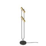 Floor lamps - Floor lamp gold steel and black - ANGEL CERDÁ