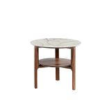 Coffee tables - Fiberglass corner table with marble effect - ANGEL CERDÁ