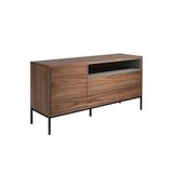 Sideboards - Walnut and lacquered MDF sideboard - ANGEL CERDÁ