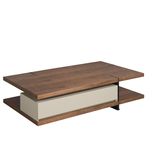 Coffee tables - Coffee table fog and walnut - ANGEL CERDÁ