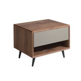 Night tables - Bedside table walnut - ANGEL CERDÁ