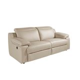 Sofas - 3 seater sofa cowhide leather relax mechanism - ANGEL CERDÁ