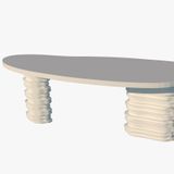 Dining Tables - Isabel Travertines Dining Table - BELIZE MAR