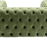 Fauteuils - Fauteuil Bellissima velours vert 120cm - KARE DESIGN
