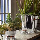 Décorations florales - Vase à fleurs Benjamin - REZON LUXURY SILVERWARE