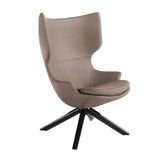 Fauteuils - Fauteuil pivotant en bois wengé - ANGEL CERDÁ