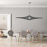 Design objects - SINGING BLACK XL pendant lamp D160cm - RIF LUMINAIRES