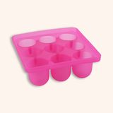 Kitchen utensils - Kochblume Half Round Ice Cube Tray - COOKJENY