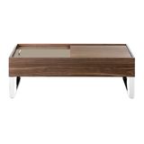 Coffee tables - Trampilla walnut coffee table - ANGEL CERDÁ