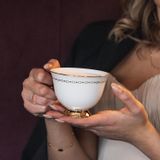 Mugs - Cup with saucer - Anima Bianco - HILKE COLLECTION AB
