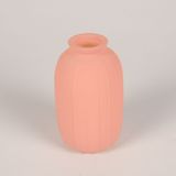 Vases - Matt pink glass bottle vase D7cm H12cm - LE COMPTOIR.COM