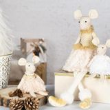 Other Christmas decorations - Snow Quilt - Luxury Touch. - DEKORATIEF