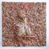 Pièces uniques - Sculpture papiers recyclés MADONE Décoration murale - HELENE SIELLEZ