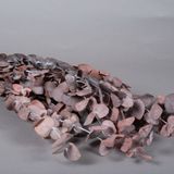 Floral decoration - Eucalyptus espiral stabilized red H75cm - LE COMPTOIR.COM