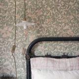 Hanging lights - GARANCE white Limoges porcelain lamp - REMINISCENCE HOME