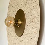 Aménagements pour bureau - Applique mural/plafonnier L'DECLINE PLUS monture électrique or - L'CRAFT