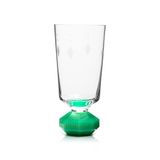 Glass - Pair of Chelsea Tall Crystal Glasses Clear/Mint - REFLECTIONS COPENHAGEN