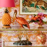 Design objects - Porcelain red crane figurine - G & C INTERIORS A/S