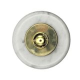 Decorative objects - D70 Marble Doorbell with brass collar - LA FÉE SONNETTE