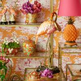 Sculptures, statuettes and miniatures - Flamingo with Golden Beak - G & C INTERIORS A/S