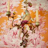Design objects - Candle Holder with Parrot in tree - G & C INTERIORS A/S