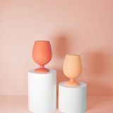 Crockery - Terra + Peach | Stemm |Silicone Unbreakable Wine Glasses - PORTER GREEN