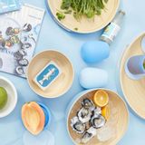 Crockery - Sky + Kingfisher | Fegg | Silicone Unbreakable Glasses - PORTER GREEN