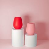 Crockery - Cherry + Blush | Fegg | Silicone Unbreakable Glasses - PORTER GREEN