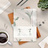 Papeterie bureau - Carnet Deluxe A5 Floral - BURDE PUBLISHING AB