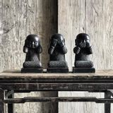 Decorative objects - Stone sculpture - No evil - PAGODA INTERNATIONAL