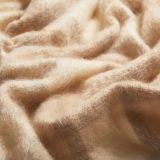Objets de décoration - Plaid en mohair à carreaux fawn - CUSHENDALE