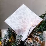Napkins - Little forest silver - FRANÇOISE PAVIOT