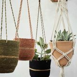 Objets de décoration - Paniers suspendus en jonc de mer - MADAM STOLTZ