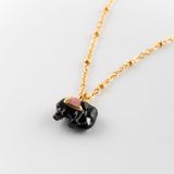 Jewelry - Black elephant necklace - Sawadee - NACH