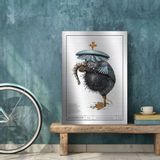 Poster - Art poster on metal - Crested Lagoon Ornithopter - ANACHRONES