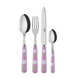 Ménagères - Set de 4 couverts de table - Tulipe, Rose - SABRE PARIS