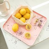 Trays - PINK SQUARE TRAY HF - HELIO FERRETTI