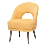 Fauteuils - Fauteuil côtelé ocre Cyrus - CHEHOMA